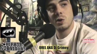 Interview d'Orel aka Dj Grimey sur RCV radio (La Voix du HipHop)