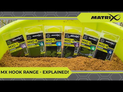 Haczyki Matrix Eyed MXC-3 Barbless - 18 film wideo 