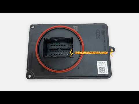 Audi Q4 Matrix LED Headlight Ballast Control Unit Driver Computer Module Lens Cover Replacement