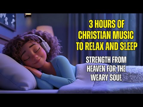 3 HOURS OF CHRISTIAN MUSIC - Strength from Heaven for the Weary Soul - Calming Christian Sleep Music