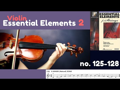 [Essential Elements Violin Book 2] #125-128