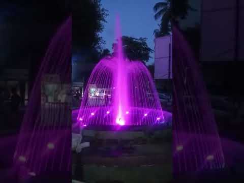 Stainless steel black crown jet fountain