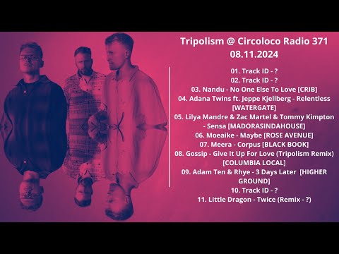 Tripolism @ Circoloco Radio 371 08.11.2024 with tracklist