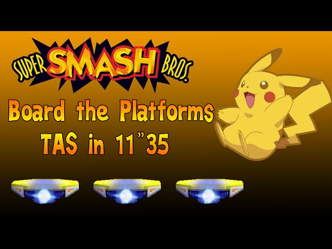 スマブラ６４ (TAS): Pikachu [BtP] ~ 11"35