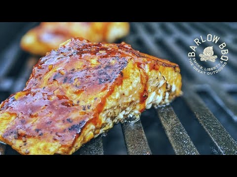 EASY Grilled Salmon Recipe | Gochujang Salmon Glaze Recipe | Barlow BBQ