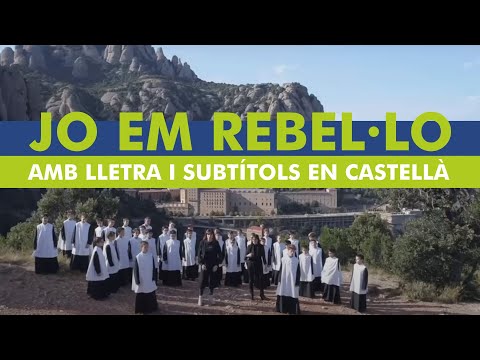 Jo em rebel·lo (lyrics i subtítols). Interpretat per Rozalén i Escolania de Montserrat - La Marató