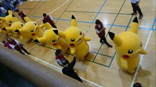 【ポケモン】ピカチュウ10匹大行進！とにかく可愛い【夏祭り】