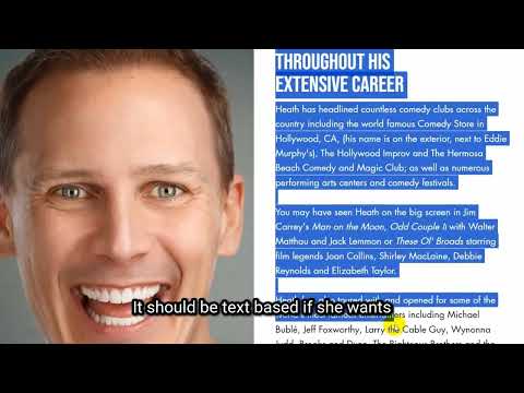 Heath Hyche Website Review