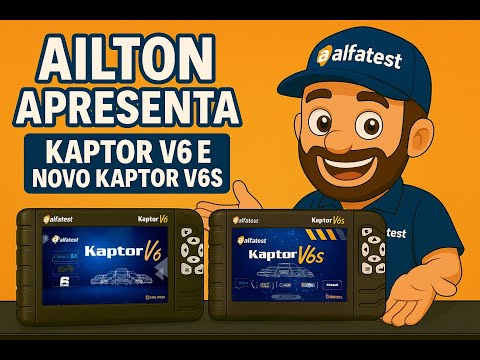 Scanner Automotivo Kaptor V6S Auto Full ALFATEST-52301023 - Vídeo