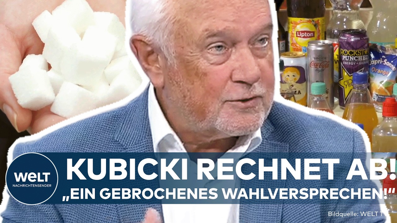 ZUCKERSTEUER: „Das ist schon ein echter Hammer!“ – FDP-Chef Kubicki wirft Regierung Wortbruch vor!