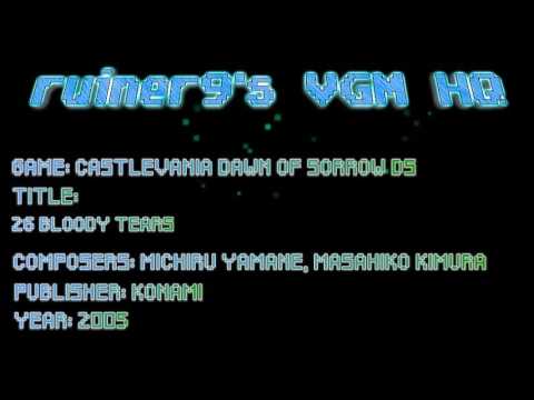 Castlevania: Dawn of Sorrow DS OST 26 BLOODY TEARS