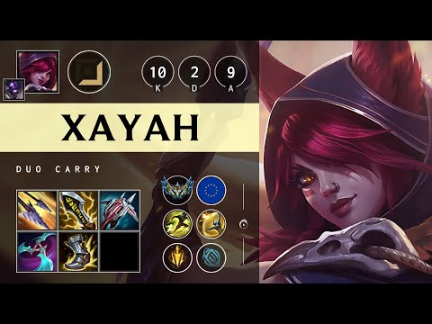 Xayah ADC vs Sivir - EUW Challenger Patch 25.18