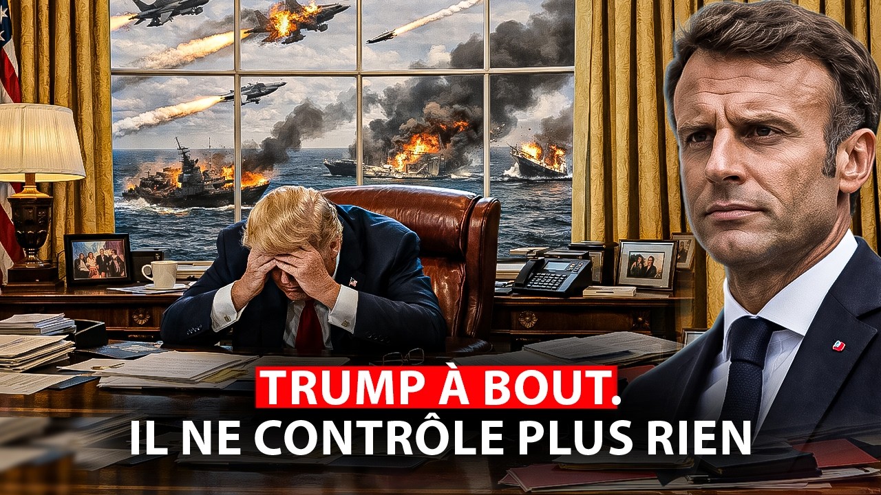 Macron répond à Trump. Il craque c'est de mal en pire