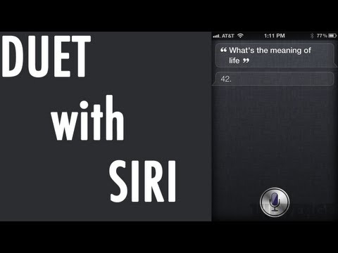 A Duet With Siri (iPhone 4s Song)