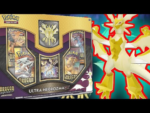 Opening a Dragon Majesty Ultra Necrozma-GX Figure Collection Box