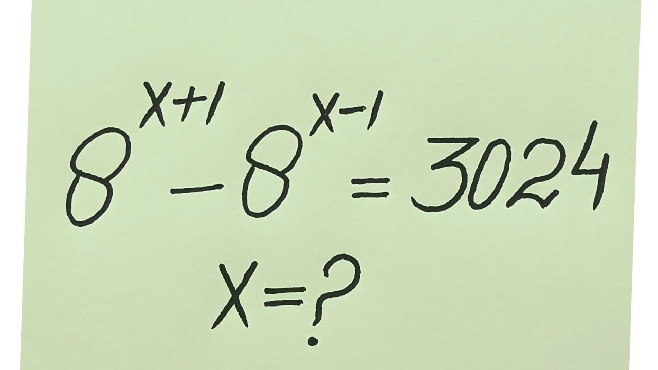 Italy l Very Nice Olympiad Math Exponential Problem l find value of x?