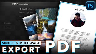 How To Save A PDF In Photoshop - Single & Multi-Page PDF Exporting
