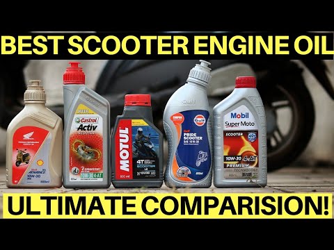 BEST ENGINE OIL FOR SCOOTER ACTIVA, JUPITER, NTORQ REVIEW MOTUL, CASTROL, GULF, MOBIL, SHELL HONDA