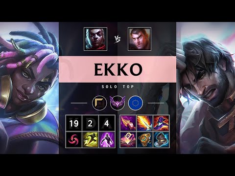 Ekko Top vs Jayce - EUW Master Patch 25.06