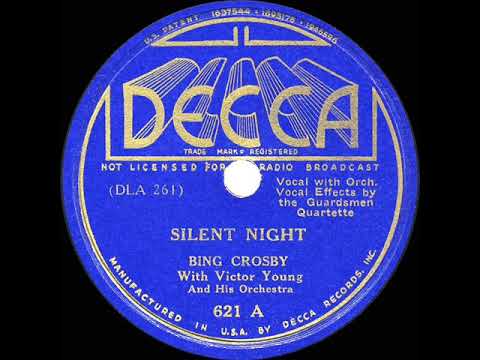 1935 HITS ARCHIVE: Silent Night - Bing Crosby (his early version)