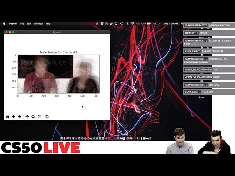 K-MEANS CLASSIFIER IN PYTHON! - CS50 Live, Ep. 53