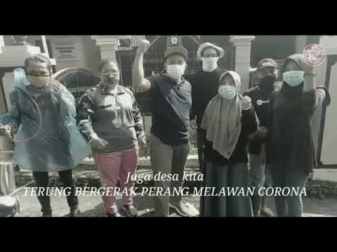 DISINFEKSI MANDIRI DESA TERUNG LAWAN COVID 19