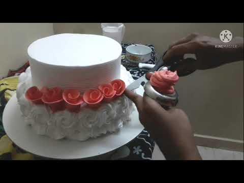 Two Step Rose Model Cake
