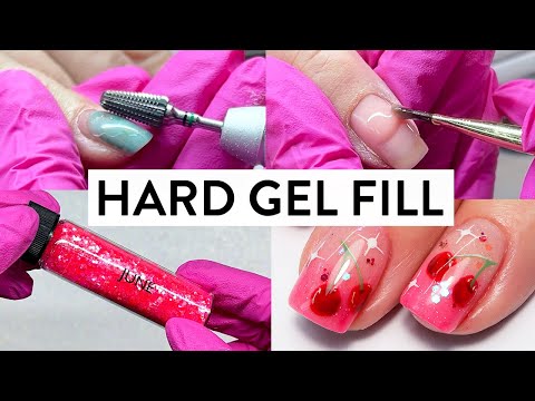 Watch Me Work Nails | Hard Gel Fill & Ombre Nail Art 💗