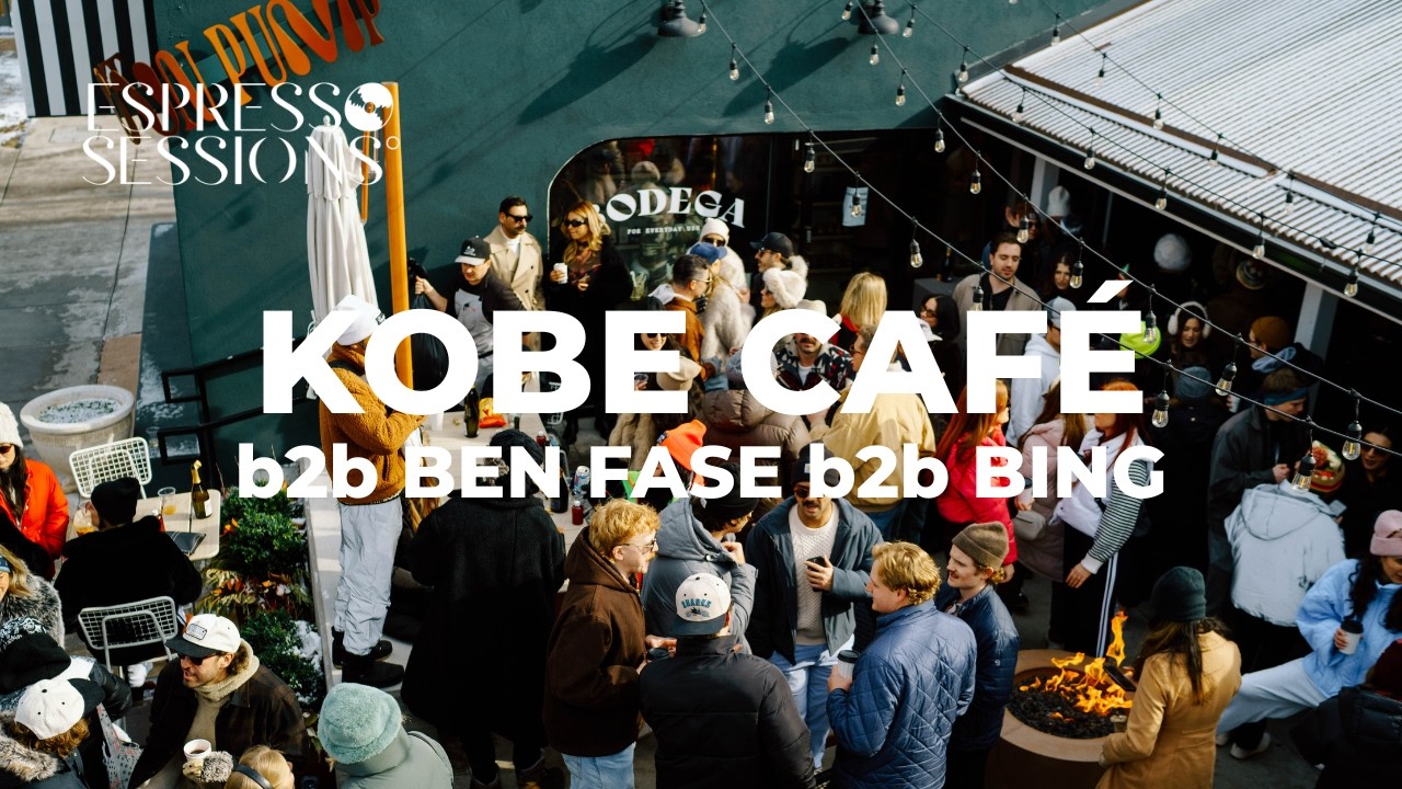 Espresso Sessions° 13 | KOBE CAFÉ b2b BEN FASE b2b BING | Morning DJ Set