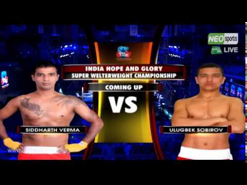 Hope & Glory Boxing | Siddharth Varma (India) vs Ulugbek Sobirov( Uzbekistan )