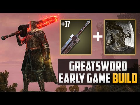 The Strongest Strength Elden Ring Greatsword Early Game Build | Elden Ring Strength Build