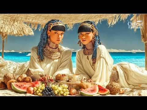 Royal Egyptian Beach Retreat | Ancient Egyptian Relaxing Music & Fantasy Art Journey