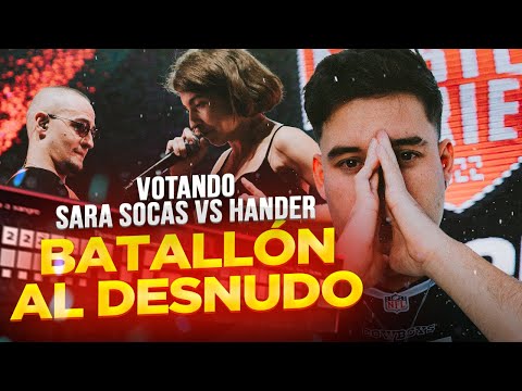 ¡¡¡SE DESNUDARON LITERALMENTE!!!SARA SOCAS VS HANDER - EL INESPERADO BATALLÓN DE LA JORNADA - VOTADO