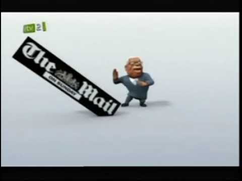 National Television Awards 2008 Trevor McDonald animation