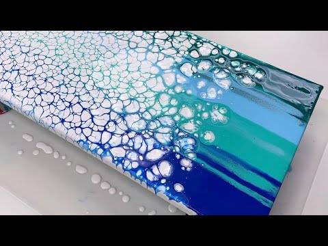 42. Easy Acrylic Swipe | Acrylic Pouring Tutorial