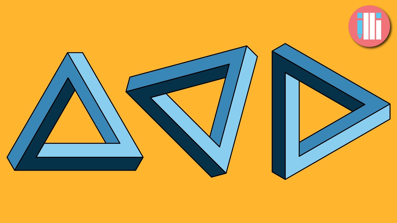 Penrose or Impossible Triangle - Adobe Illustrator Tutorial