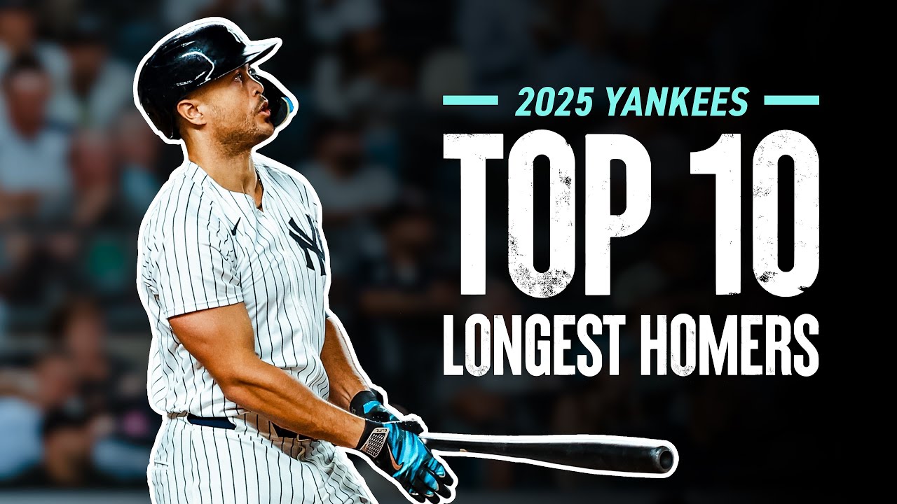 TOP 10 Longest Homers of 2025 | NEW YORK YANKEES