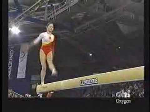 Sun Xiaojiao - 2002 World Cup Final - Balance Beam