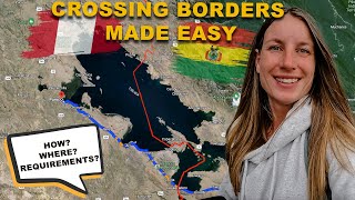 How to cross the Borders from Bolivia to Peru at Lake Titicaca | La Paz to Puno