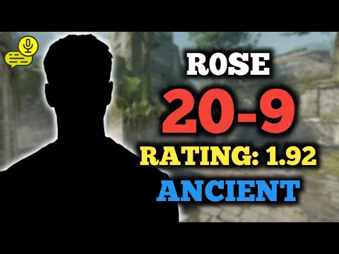 R0SE (20-9) RT: 1.92 | EU FACEIT (ANCIENT) +VOICE | CS2 POV