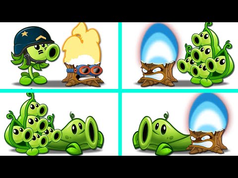 4 Best Pair PEA Plants Battlez - Who Will Win? - PvZ 2 Team Plant Vs Team Plant
