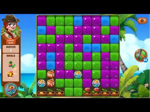 Lost Island Blast Adventure Level 476 - No Boosters