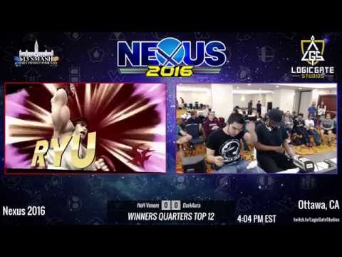 Nexus 2016 - HoH Venom (Ryu) vs DarkAura (Greninja) - SSB4 Winners Quarters