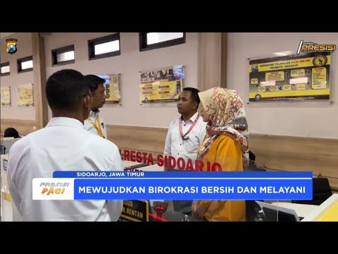 POLRESTA SIDOARJO TERIMA KUNJUNGAN PUSDIKMIN LEMDIKLAT POLRI