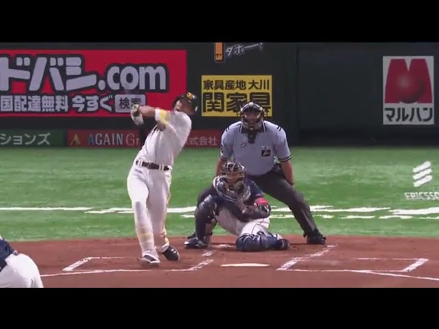 【1回裏】ホークス・柳田 球場もどよめく豪快な29号2ラン!! 2017/8/23 H-L