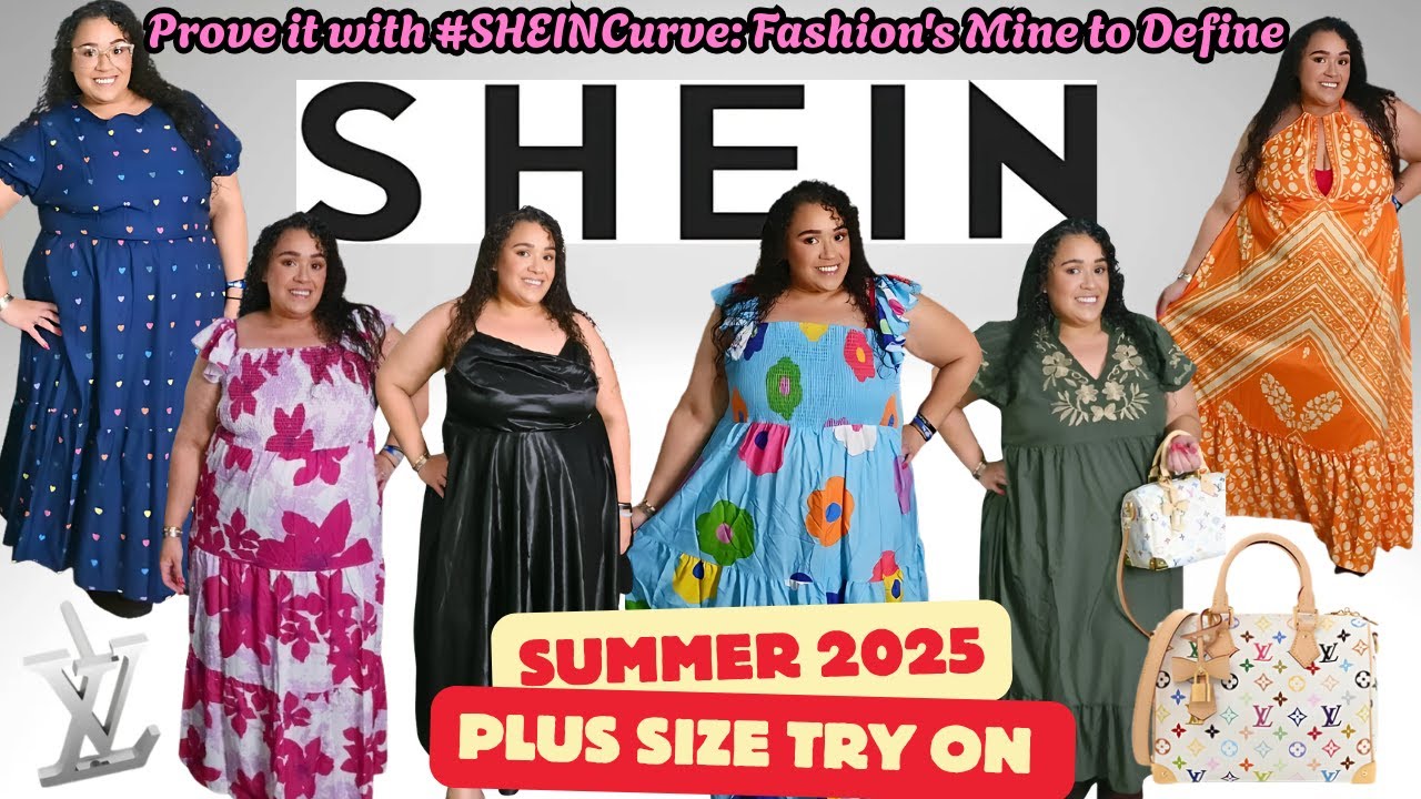 SHEIN Plus Size Haul 2025|Plus Size Summer Haul|Plus Size Clothing Haul|FT Tidelocker|TashaStJames