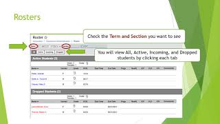Infinite Campus -Rosters