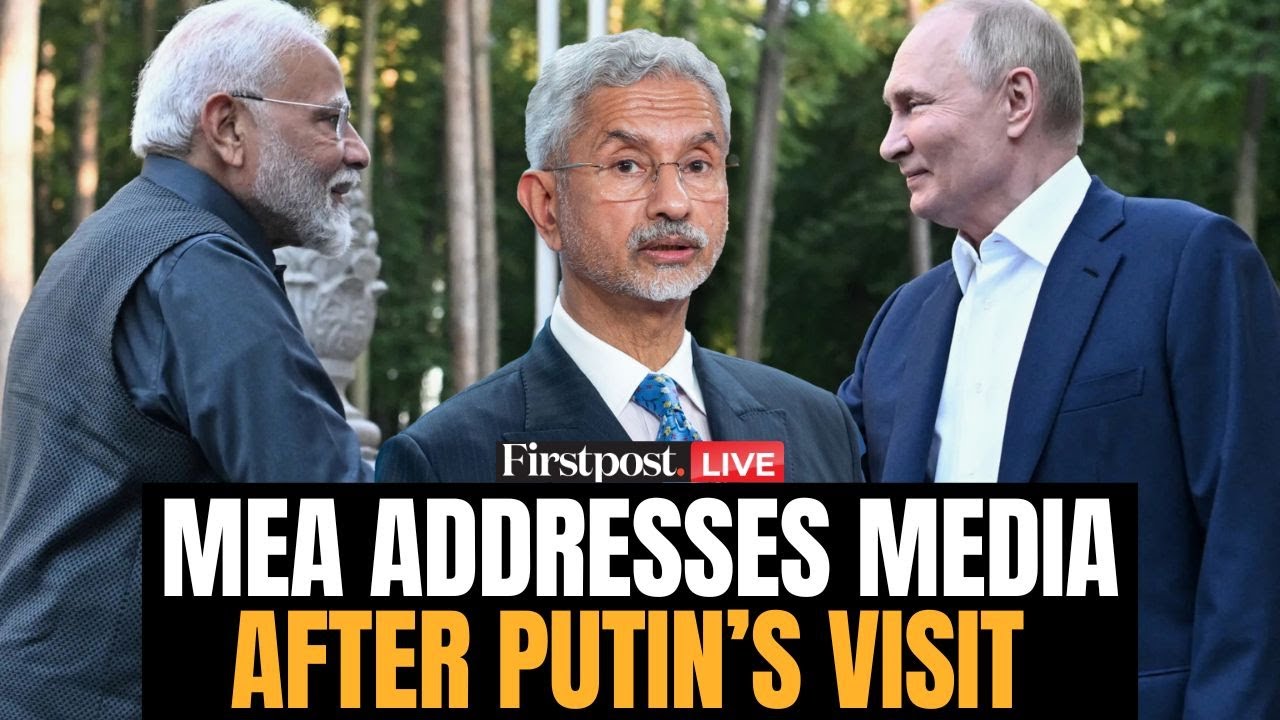 MEA LIVE: MEA Briefs Media after President Putin's Visit to India | PM Modi | India-Russia Summit