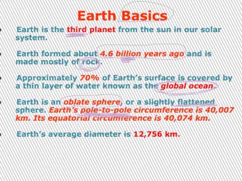 Environmental Earth Science Unit 1 - Lecture 1