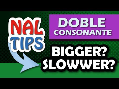 NAL English tip: Doble consonante en los comparativos y superlativos